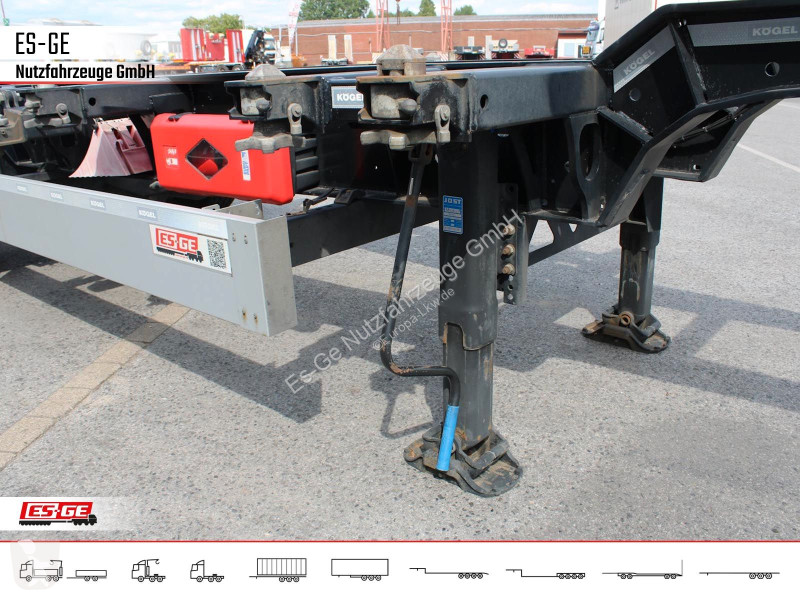 نصف مقطورة Kögel Port 40 simplex, pneumatischer...