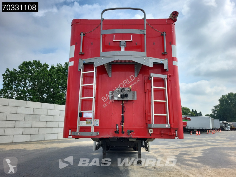 نصف مقطورة Knapen K600 Side Doors 10MM Lift Axle