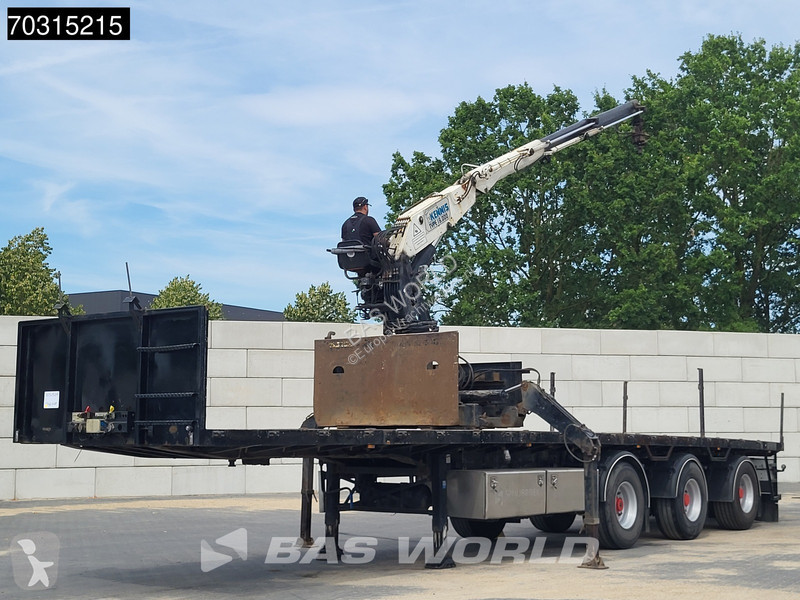 نصف مقطورة Pacton T3-003 Kennis 16T Steering Crane