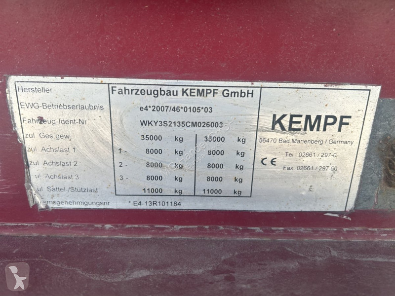 نصف مقطورة Kempf Schrottmulde 50m3