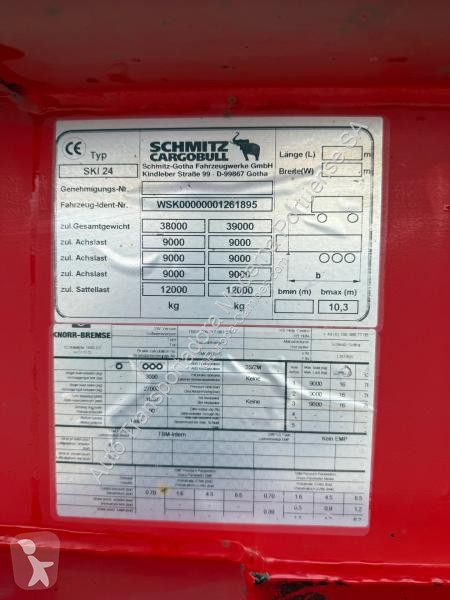 نصف مقطورة Schmitz Cargobull  Semi-Reboque