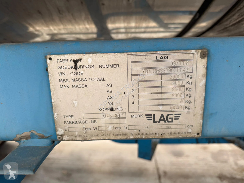 Semi reboque LAG 0-3-39T BITUMEN