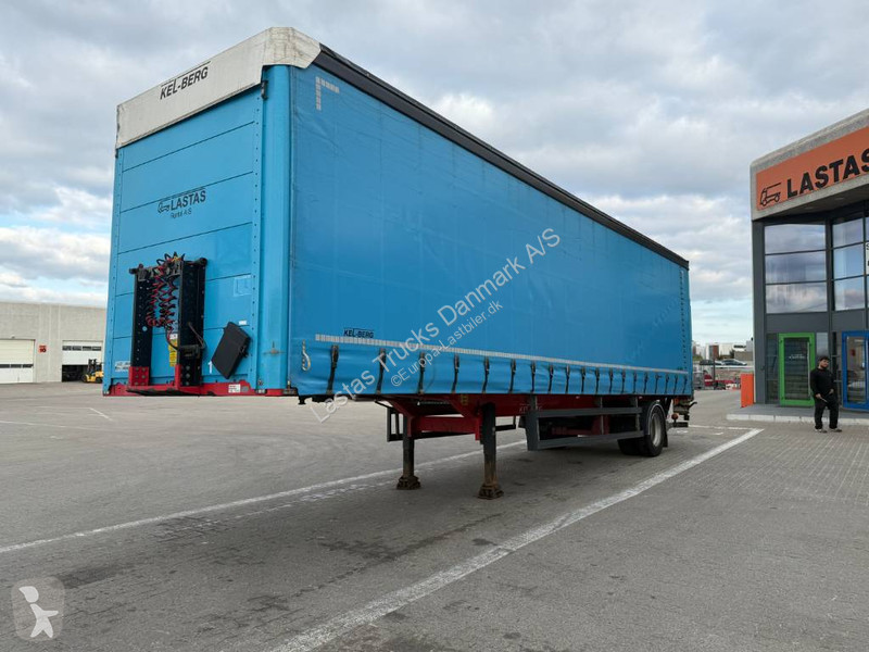 Kel-Berg 1 axle Curtainsider / Planenauflieger...