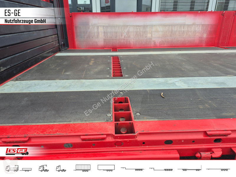 Návěs Kögel Multi Chassis, verstärkt, Bordwände