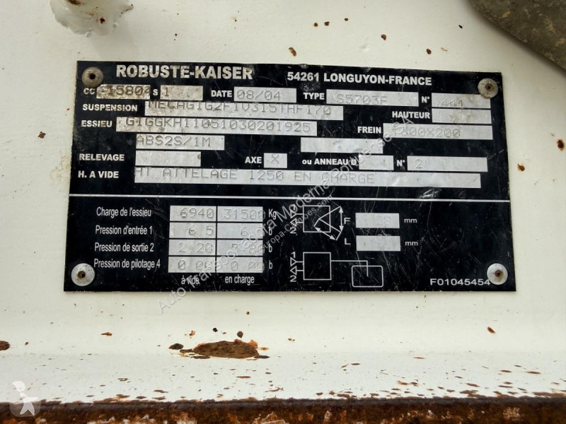 Semiremorca Robuste Kaiser  Semi-Reboque