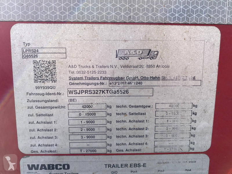 Semiremorca  LPRS24 / 2x Extendable / 1x Lift...
