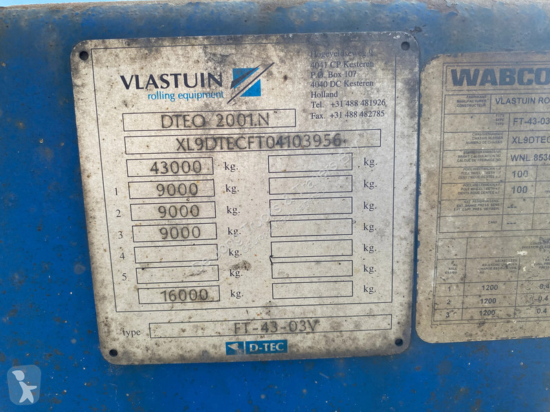 Полуприцеп D-TEC FT-43-03V FT-43-03V / 3x...