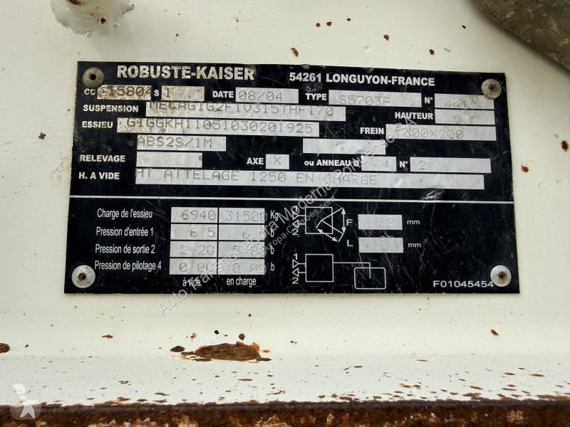 Полуприцеп Robuste Kaiser  Semi-Reboque