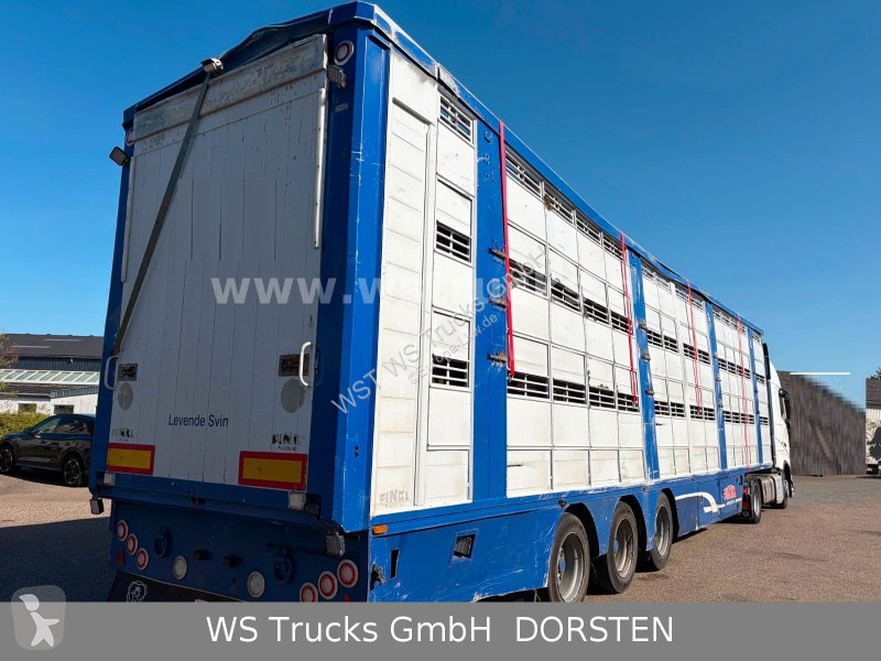 Semitrailer  Finkl  3 Stock Hubdach Typ 2...