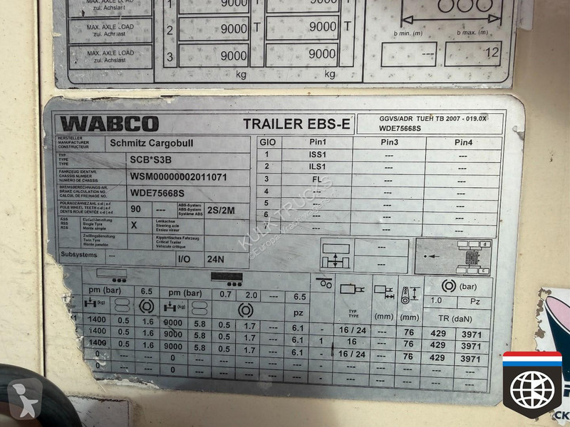 نصف مقطورة Schmitz Cargobull N/A THERMO KING -...