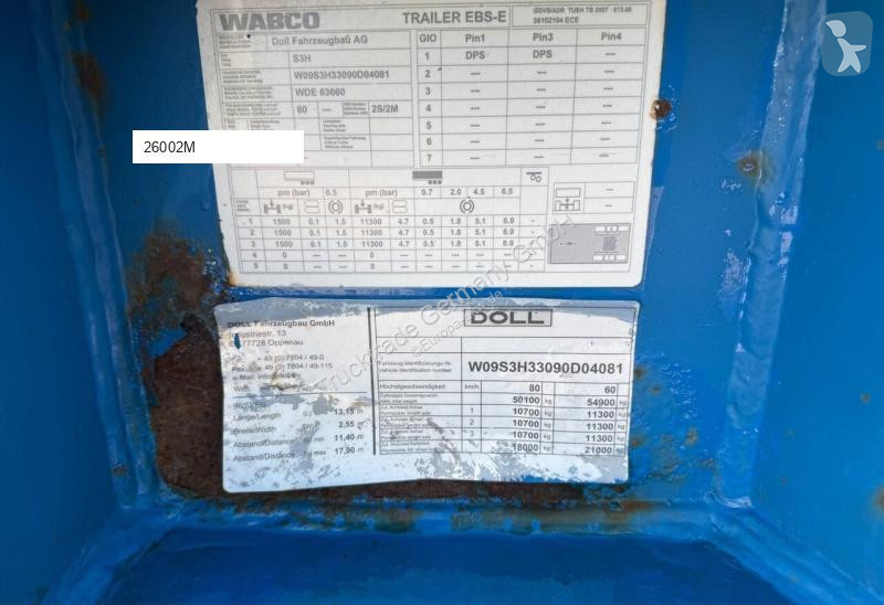 Doll S3H Lenk & Tele 6.5 semi-trailer
