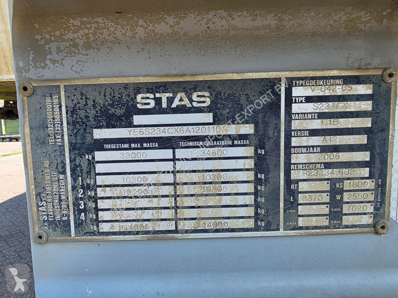 Stas ROR - Drum Stas 2-axle tipper - ROR axles...