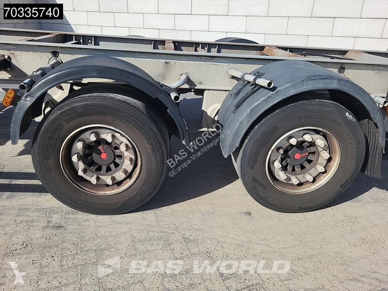 Lecitrailer R2EC BDF 20ft SAF semi-trailer