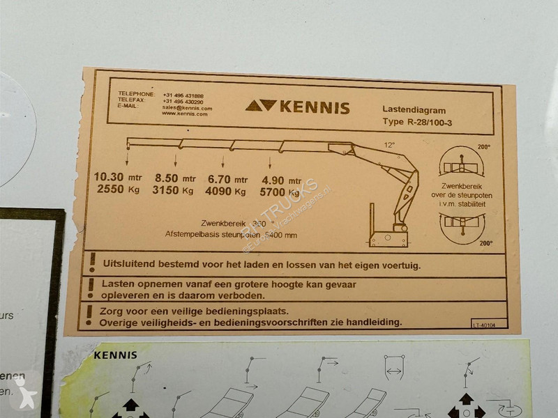 Floor FLUO-24-30H2 3 AXLE BPW + KENNIS...