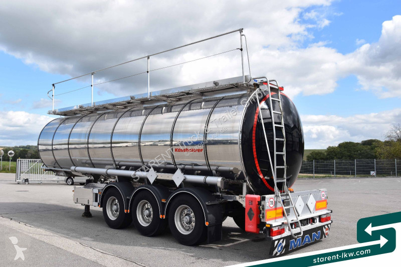 Sættevogn Kässbohrer Chemietank, ADR, 30.000L,...