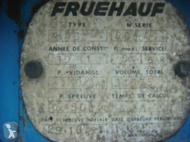 Semitrailer Fruehauf CITERNE BITUME 31000...