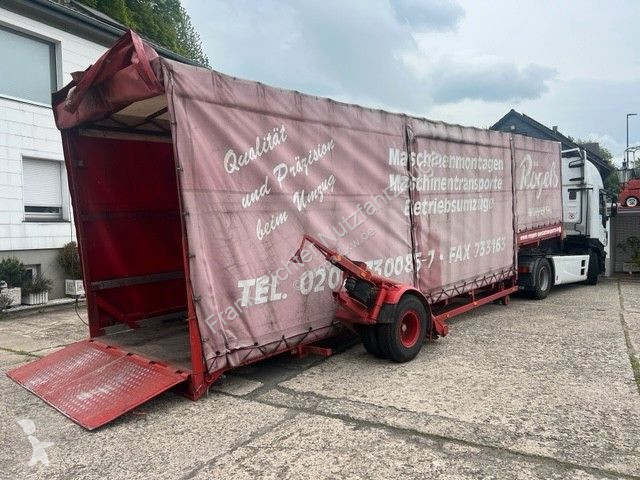 Semi reboque  Ruthmann Tieflader,1-Achs,HU05/24