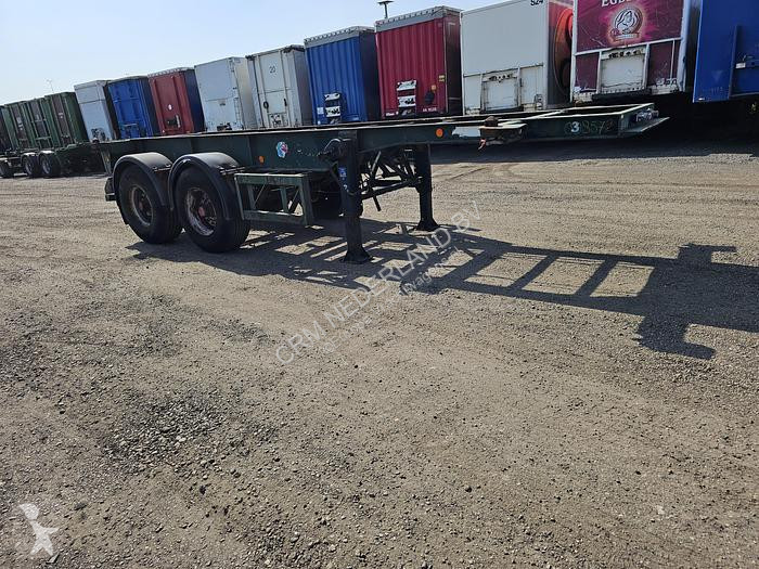 Oplegger Flandria 2 AXLE 20 FT CHASSIS STEEL...