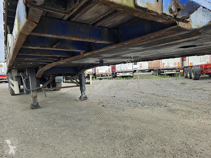 Semitrailer Pacton 3 AXLE FLATBED TRAILER BPW DRUM
