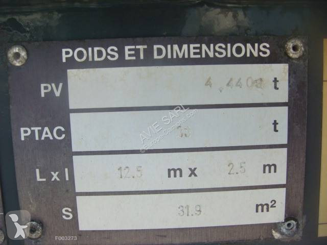 Semitrailer Fruehauf PORTE CONTAINER 40 PIEDS...