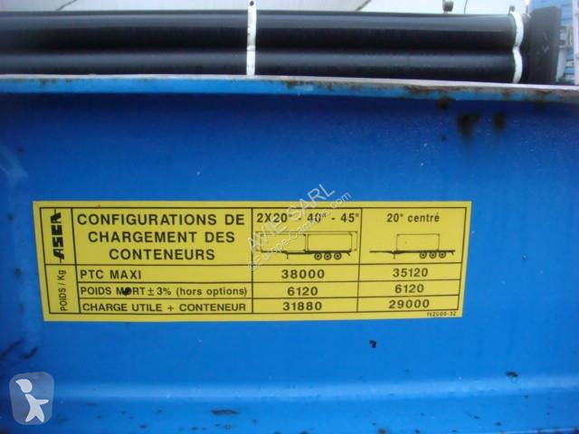 Semitrailer Asca 40 45 PIEDS 38T
