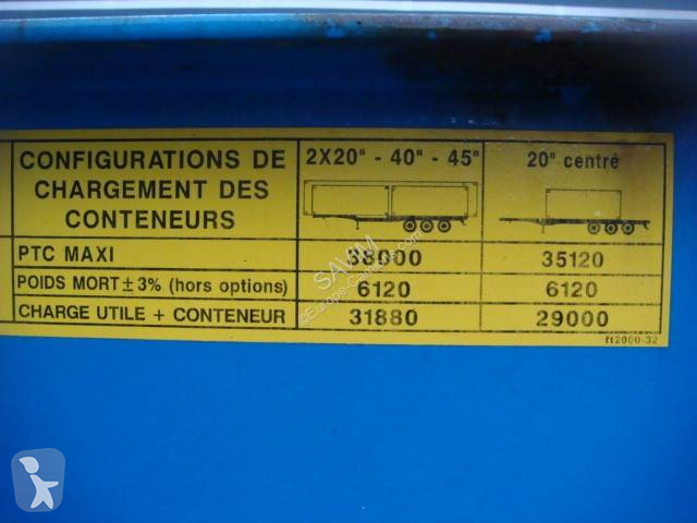 Semitrailer Asca 40 45 PIEDS 38T