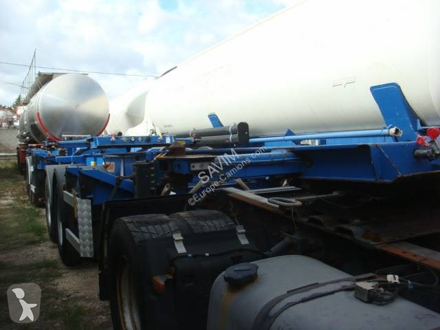 Semitrailer Fruehauf PORTE CONTAINER TIREUSE...