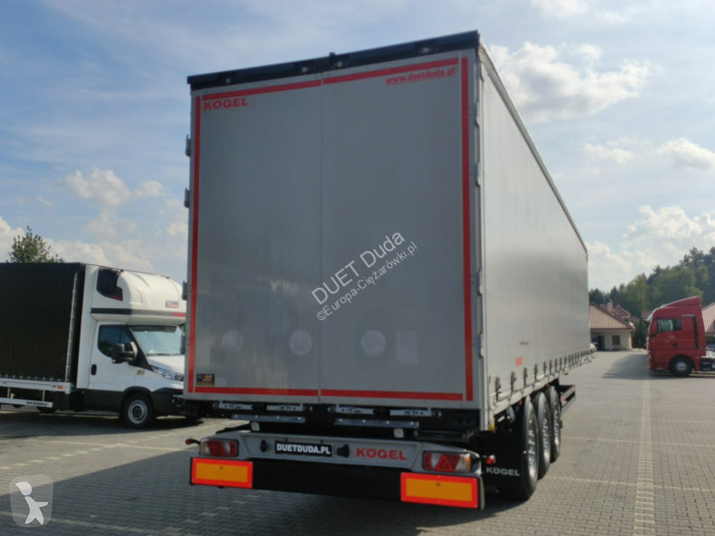Semitrailer Kögel Coil mulda 3 Osie SAF Dach i...