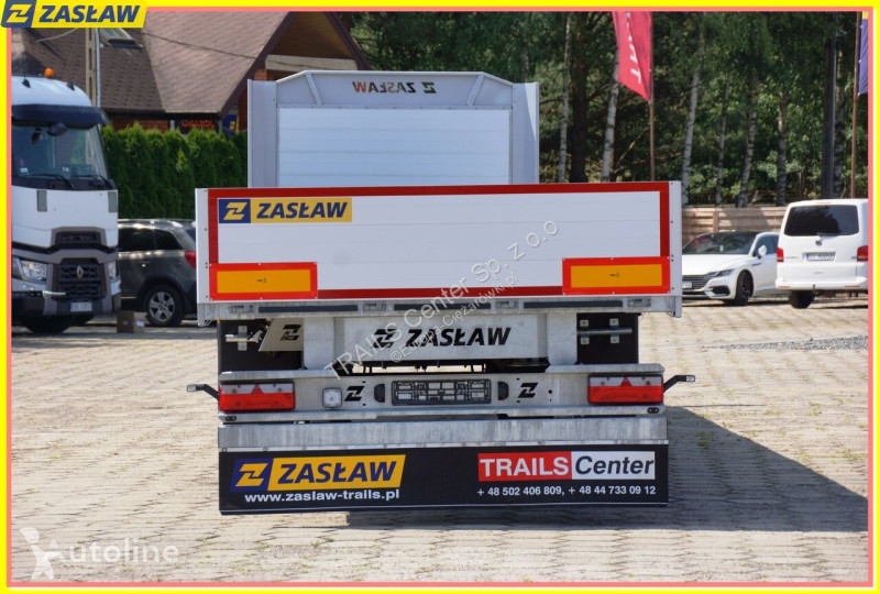 نصف مقطورة Zasław ALU sides 800 mm. HEAVY...