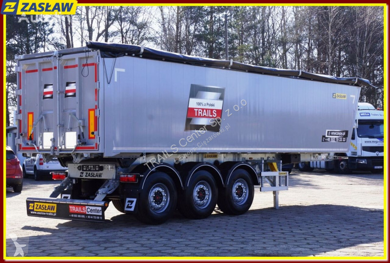 Semi remorque Zasław 43 m³ tipping semi-trailer...