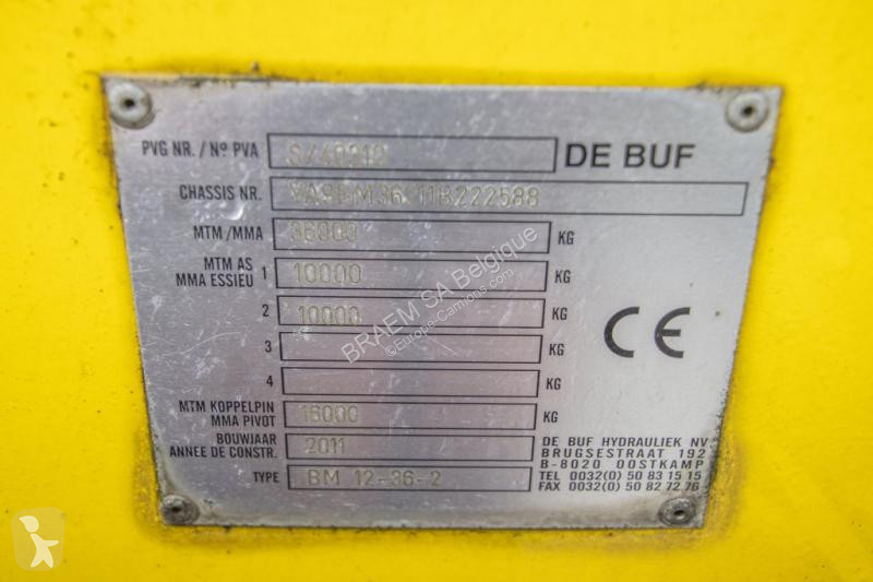 Sættevogn De Buf  BETON...