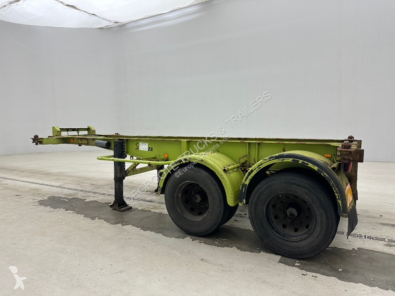 Semitrailer Pacton Skelet 20 ft