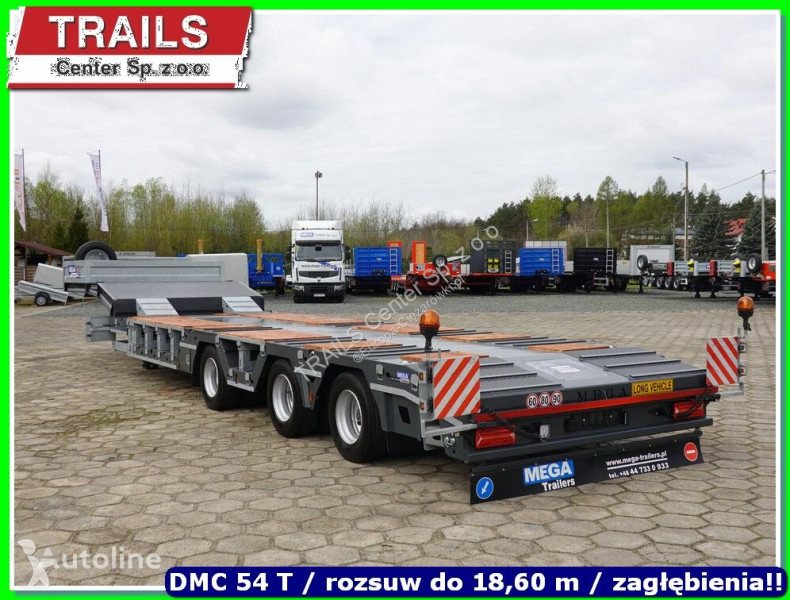 Sættevogn Mega Extandable Low-loader 18.60 m 2...