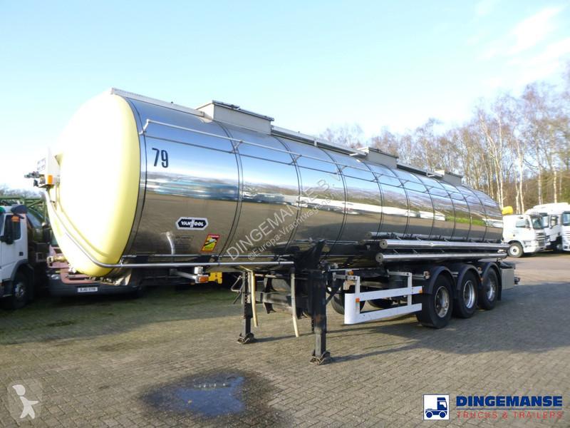 Remorque Van Hool Chemical tank inox 30 m3 / 1...