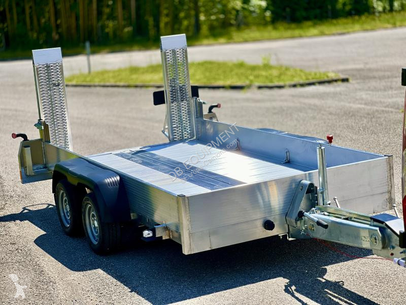Remorque Remorque porte engin aluminium 3T5...