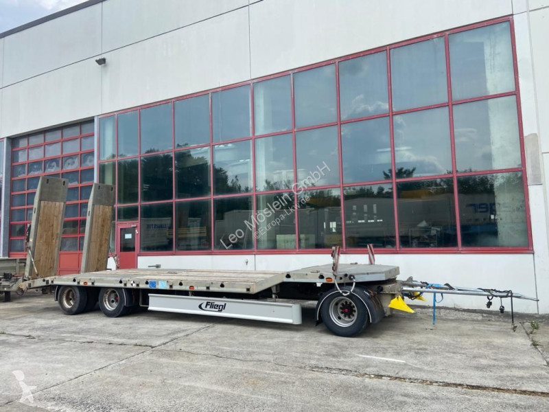Remorque Fliegl DTS 300 3 Achs Tiefladeranhänger