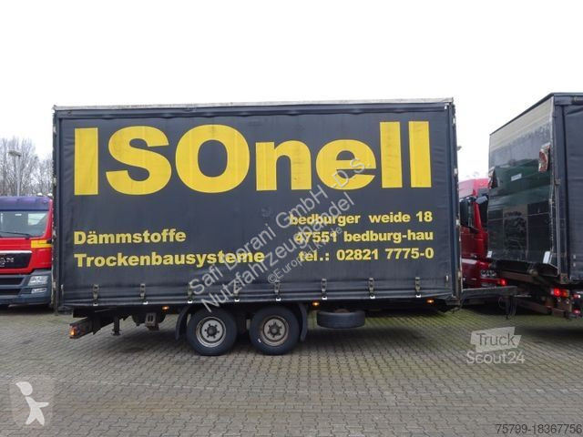 Remorque NSD Tandem Anhänger Plane + Spriegel...