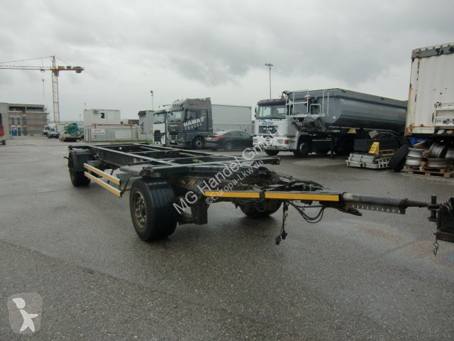 Remolque Krone AZ18, Maxi BDF-Lafette, BPW-Achsen
