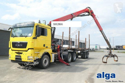 Camion grumier porteur avec remorque du transporteur SVENKE - SCANIA