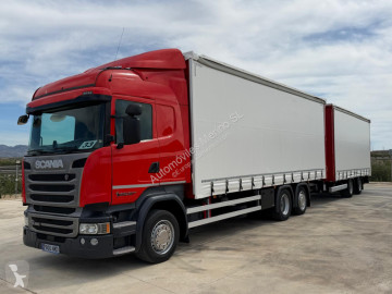 Camión remolque tautliner (lonas correderas) Scania