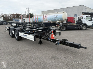 Reboque Krone ZZ ZZ/DC07 Tandem Tiefkoppellafette, Standard, BPW-Achsen, Heckabstützung, 2 Stk. verfügbar