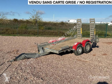 Hubière heavy equipment transport trailer