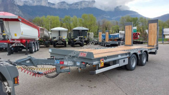 Castera flatbed trailer TPCB 15 DISPO Plateau basculant porte-engins 2 essieux