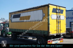 Remolque Krone Anhänger F.ATL 20 Pritsche + Plane lona corredera (tautliner) usado