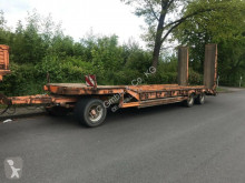 Reboque Müller-Mitteltal Tieflader 3 Achser mit Rampen German porta máquinas usado