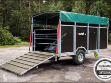 Reboque nc CYNKOMET Viehanhänger-Viehwagen T-677 KURIER 6 EU-Zulassung transporte de gados novo