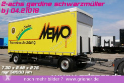 Schwarzmüller T serie / GARDINE 2-achs / SAF / EDSCHA 7,30 trailer used tarp