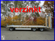 Möslein 3 Achs Tieflader- Anhänger mit gerader Ladefläc trailer new heavy equipment transport