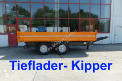 14 t Tandemkipper- Tieflader trailer used tipper