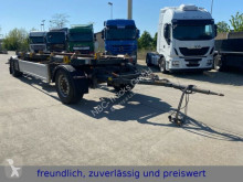 Remorca transport containere Hüffermann * HMA 18.24 * ABROLLANHÄNGER * MERCEDES ACHSEN